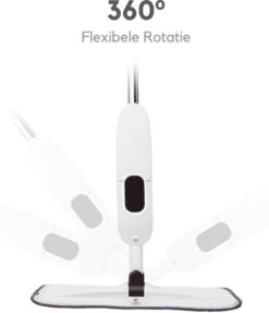 W&Z® Spray Mop - Schoonmaak Dweilsysteem - Vloerwisser Met Spray Functie - Vloertrekker Met Steel - Vloerreiniger - Wit -Reinigingsapparaten Winkel 1034x1200