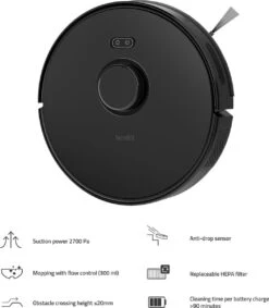 Hombli Smart Robot Vacuum -Reinigingsapparaten Winkel 1047x1200