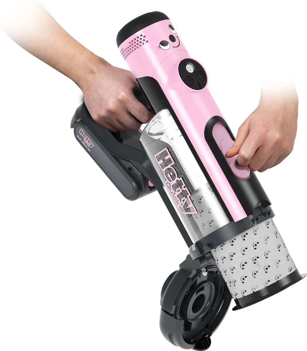 Numatic Hetty100pink - Hetty Quick Draadloze Steelstofzuiger Pink - Met Zak 5 Numatic Hetty100pink - Hetty Quick Draadloze Steelstofzuiger Pink - Met Zak - Afbeelding 3