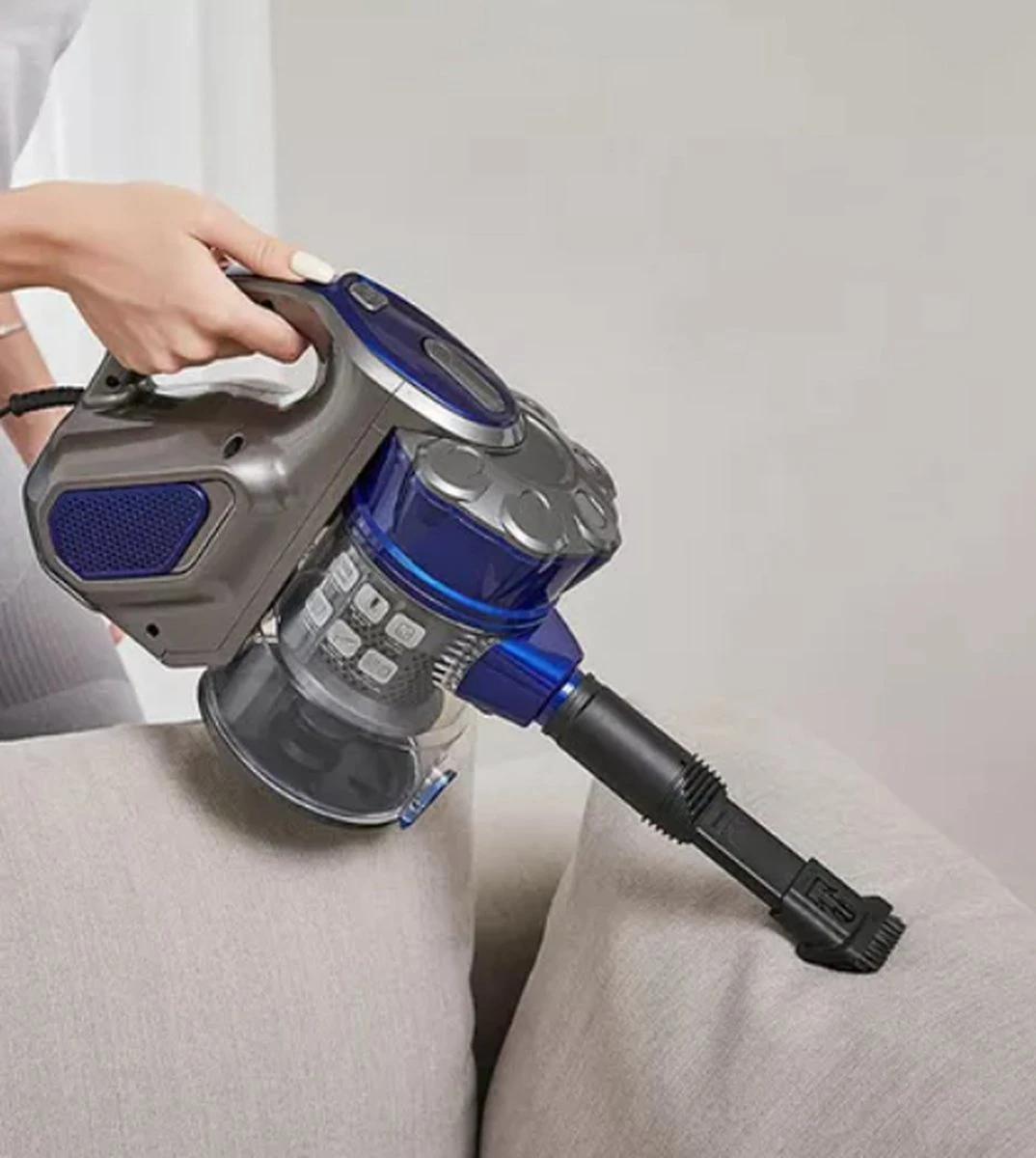 Stofzuiger - Hyundai- Licht Gewicht - 600W - Blue And Gray -HHE203202 10 Stofzuiger - Hyundai- Licht Gewicht - 600W - Blue And Gray -HHE203202 - Afbeelding 8