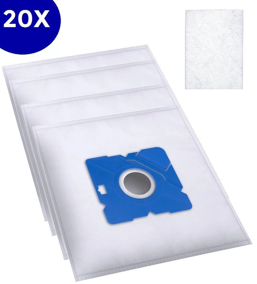 Stofzuigerzakken Geschikt Voor Inventum SZ300 - 3L + Filter - 20 Stuks Van Zedar 3 Stofzuigerzakken Geschikt Voor Inventum SZ300 - 3L + Filter - 20 Stuks Van Zedar