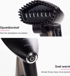 Fineza Kledingstomer – Handstomer – Stoomreiniger – Stoomapparaat Kleding - Stomer Kleding – Incl. Opzetborstel - Zwart -Reinigingsapparaten Winkel 1110x1200 5