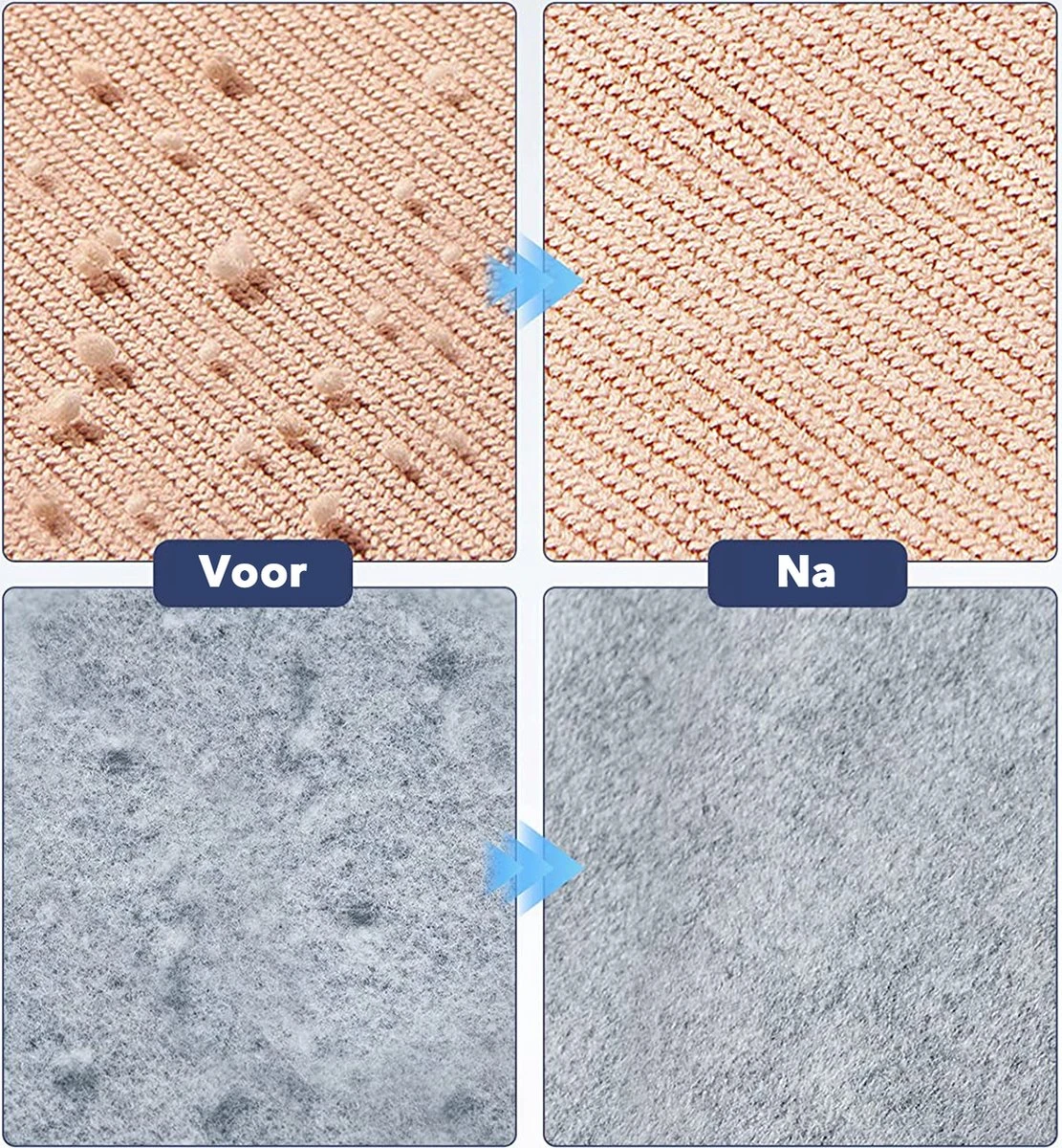 DOWO® - Elektrische Pluizenverwijderaar - Ontpluizer - Draadloos En Oplaadbaar - Pluizentondeuse - 3 Extra Opzetstukken - Zwart 10 DOWO® - Elektrische Pluizenverwijderaar - Ontpluizer - Draadloos En Oplaadbaar - Pluizentondeuse - 3 Extra Opzetstukken - Zwart - Afbeelding 8