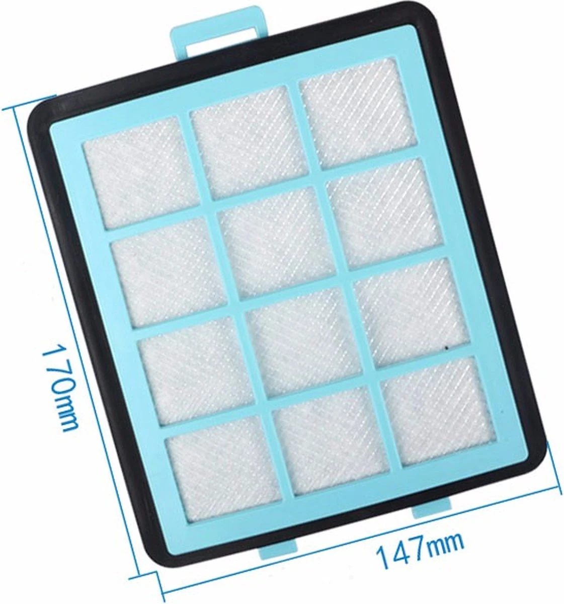 Filter Philips PowerPro FC8760 Stofzuiger FC8761 FC8764 FC8766 FC8767 CRP745/01 Wasbaar 5 Filter Philips PowerPro FC8760 Stofzuiger FC8761 FC8764 FC8766 FC8767 CRP745/01 Wasbaar - Afbeelding 3