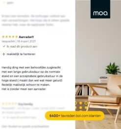 MOA - Steelstofzuiger - 2-in-1 - Kruimelzuiger - Draadloos - 120 Watt - Zonder Zak - VC72 -Reinigingsapparaten Winkel 1124x1200 2