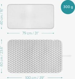 Navaris Opvouwbare Tafelblad Strijkmat - Met Verstelbare Banden - Strijkoppervlak Hoes Voor Thuis Of Op Reis 100 Cm X 60 Cm 15 Navaris Opvouwbare Tafelblad Strijkmat - Met Verstelbare Banden - Strijkoppervlak Hoes Voor Thuis Of Op Reis 100 Cm X 60 Cm -Reinigingsapparaten Winkel 1138x1200 1