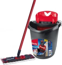 Vileda UltraMax Power 2in1 - Complete Set - Vlakke Microvezelmop + Emmer Met Pers -Reinigingsapparaten Winkel 1152x1200