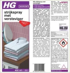 HG Strijkspray Met Versteviger - 400ml - Houdt Kleding Langer In Model -Reinigingsapparaten Winkel 1152x1200 4