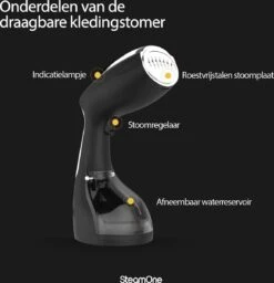 SteamOne S-Travel Kledingstomer - Zwart 24 SteamOne S-Travel Kledingstomer - Zwart -Reinigingsapparaten Winkel 1158x1200 6