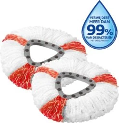 Vileda TURBO 2in1 - Vervanging - Microvezel - Bipack -Reinigingsapparaten Winkel 1164x1200