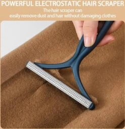 Merkloos Kledingborstel - Kledingontpluizer - Scheerapparaat - Kleding Depilator - Haarverwijderaar - Pluizenkam - Draagbaar - Handmatig - Kledingborstel - Haar Remover - Brush Tool - Dubbelzijdig Ontharing - Geweven Jas - Trui - Kleur Groen -Reinigingsapparaten Winkel 1164x1200 8