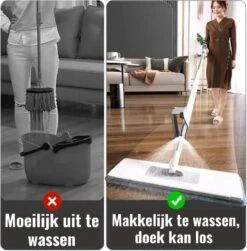 Powarkleen - Vloerwisser Met Spray - Incl. 2 Microvezel Doeken -Reinigingsapparaten Winkel 1181x1200