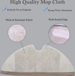 Merkloos Dweildoek Geschikt Voor Xiaomi Roborock S5, S6 En Q7 Max Serie - Set Van 2 Stuks -Reinigingsapparaten Winkel 1185x1200 10