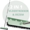 Powarkleen - Vloertrekker Met Steel & Bezem 2 In 1 - Vloerwisser Voor Badkamer Vloer - Groen -Reinigingsapparaten Winkel 1186x1200 7