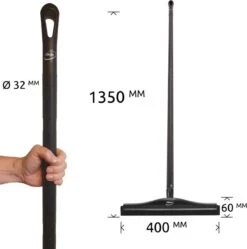 Vloertrekker 40 Cm + Steel 130 Cm Zwart Vikan -Reinigingsapparaten Winkel 1188x1200 1