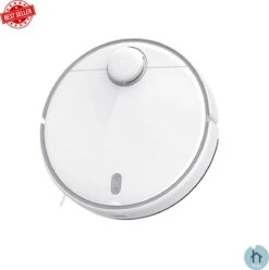 Thuys Robotstofzuiger - Robotstofzuigers Met Dweilfunctie - Laser Navigatie En Slimme Wifi Controle - Stofzuiger Robot - Zakloos - Wit - 200ml