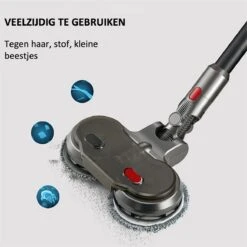 Dunmak Home - Elektrische Dweil - Elektrische Mop - Voor Dyson V8 V7 V10 V11 Series - Vloerwisser - Vloermop - Elektrische Vloerwisser - 2 In 1 Stofzuig En Dweil - GRATIS 6 Mops -Reinigingsapparaten Winkel 1198x1200