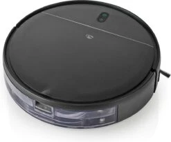 Nedis Robotstofzuiger - Willekeurig - Wi-Fi - Capaciteit Opvangreservoir: 0.2 L - Automatisch Opladen - Maximale Gebruiksduur: 90 Min - Zwart - Android™ / IOS -Reinigingsapparaten Winkel 1200x1000 1