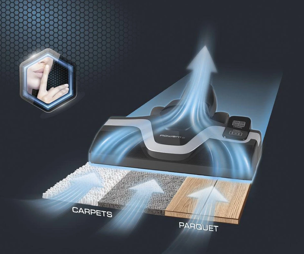 Rowenta Silence Force Cyclonic RO7691 - Stofzuiger Zonder Zak 8 Rowenta Silence Force Cyclonic RO7691 - Stofzuiger Zonder Zak - Afbeelding 6