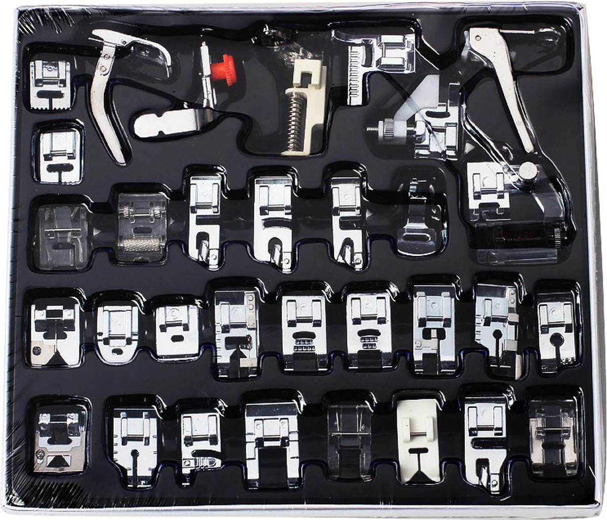 Merkloos Naaivoetjes Set - Naaimachine Voetjes - Naaivoetjes Singer - Naaivoetjes Brother - Naaivoet - Universeel - 32 Delig 3 Merkloos Naaivoetjes Set - Naaimachine Voetjes - Naaivoetjes Singer - Naaivoetjes Brother - Naaivoet - Universeel - 32 Delig