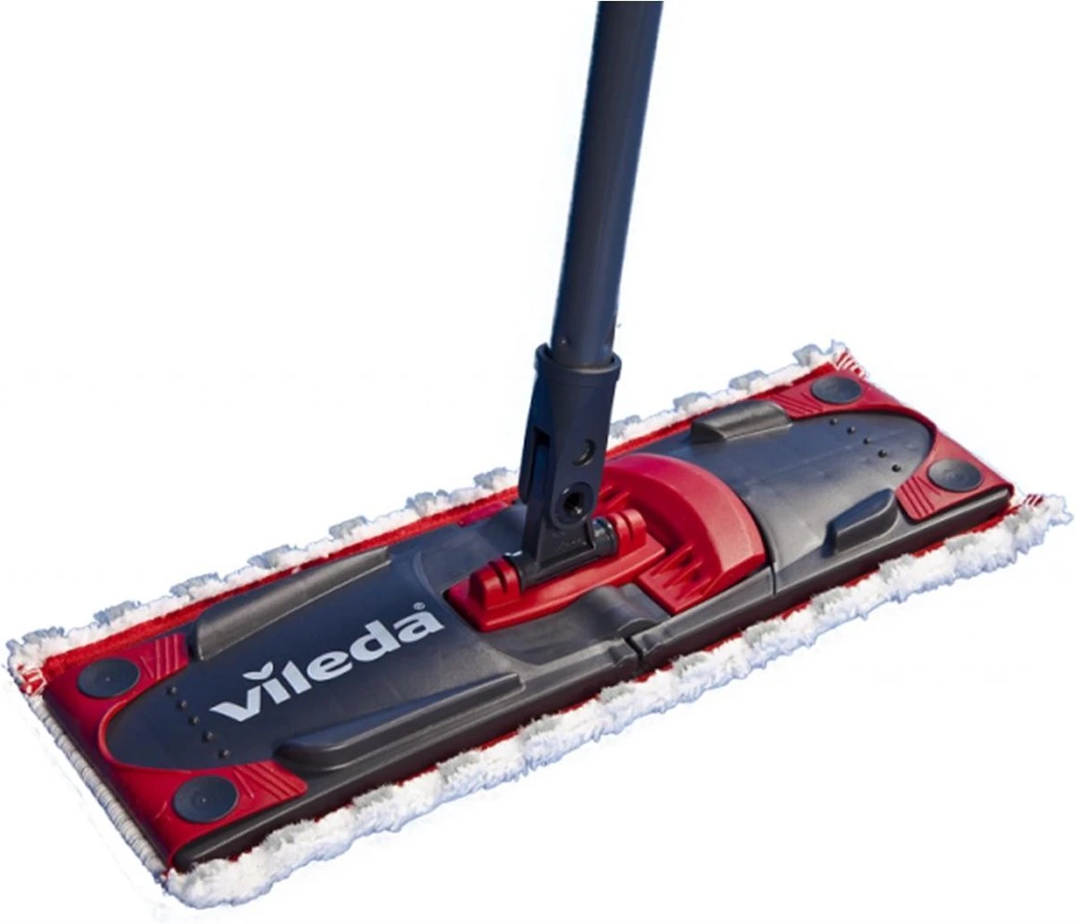Vileda Ultramax Platte MOP Met Telescopische Pool Schone Vloeren - Droge Handen 6 Vileda Ultramax Platte MOP Met Telescopische Pool Schone Vloeren - Droge Handen - Afbeelding 4