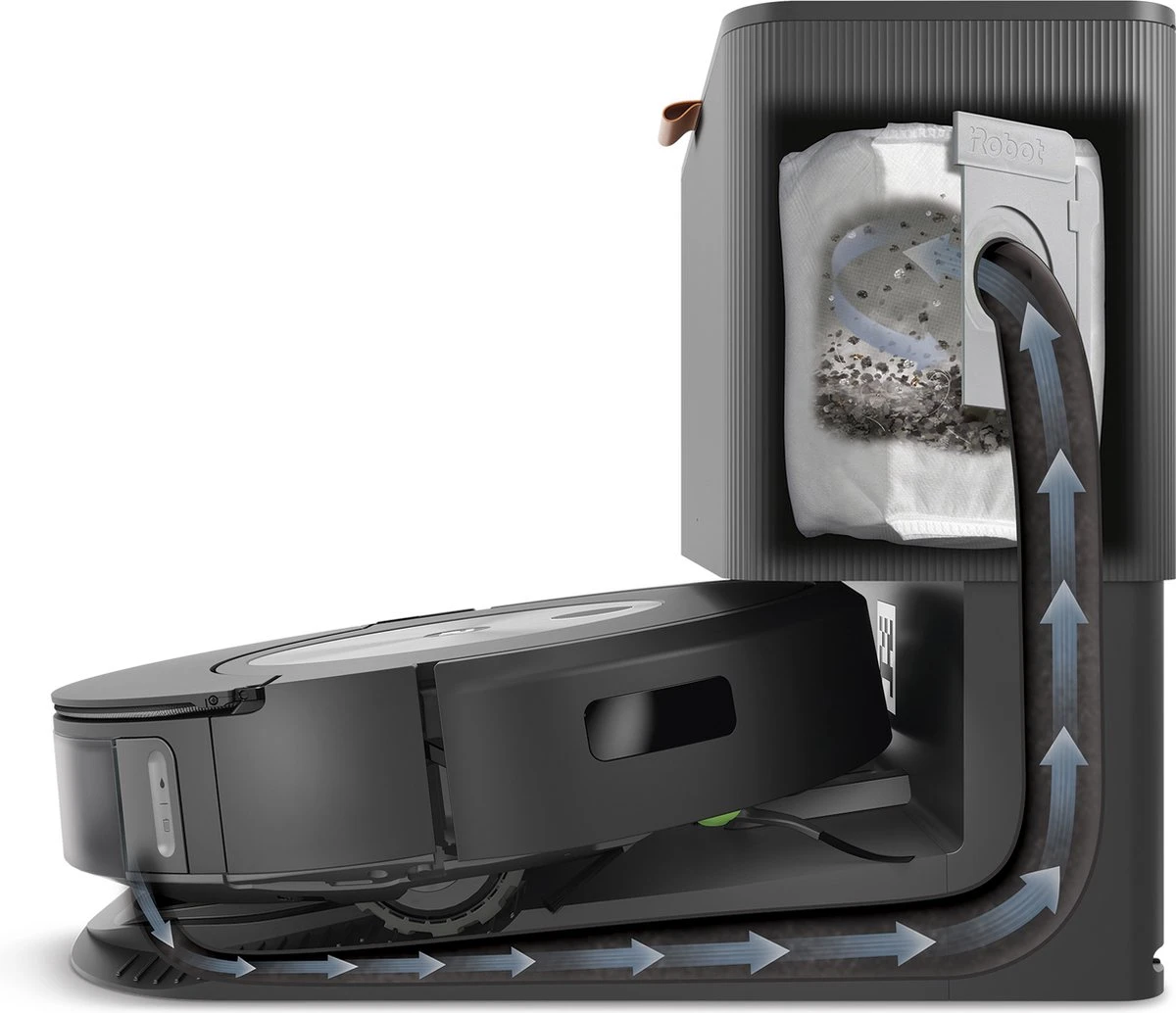 IRobot Roomba Combo J7+ Robotstofzuiger En Dweilrobot - Objectdetectie En Vermijding - Automatische Vuilafvoer - C7558 4 IRobot Roomba Combo J7+ Robotstofzuiger En Dweilrobot - Objectdetectie En Vermijding - Automatische Vuilafvoer - C7558 - Afbeelding 2