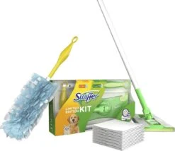 Merkloos Swiffer Combi-kit Sweeper - Floor & Duster -Reinigingsapparaten Winkel 1200x1038