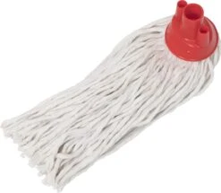 MAUS Spaanse Mop Met Steel - 4 Dweilen Rood - 1 Dweilstok - Gerecycled Katoen - EU Product -Reinigingsapparaten Winkel 1200x1043