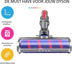 YONO Zuigmond Met LED Verlichting Geschikt Voor Dyson V15 / V11 / V10 / V8 / V7 / V6 - Mondstuk Parketborstel Accessoires En Onderdelen Voor Steelstofzuiger - Opzetstuk Borstel - Wasbaar -Reinigingsapparaten Winkel 1200x1064 3