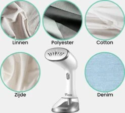 Vonia Kledingstomer - Handstomer - Stoomreiniger Kleding - Stoomapparaat Kleding – 350ML - Wit -Reinigingsapparaten Winkel 1200x1085 3