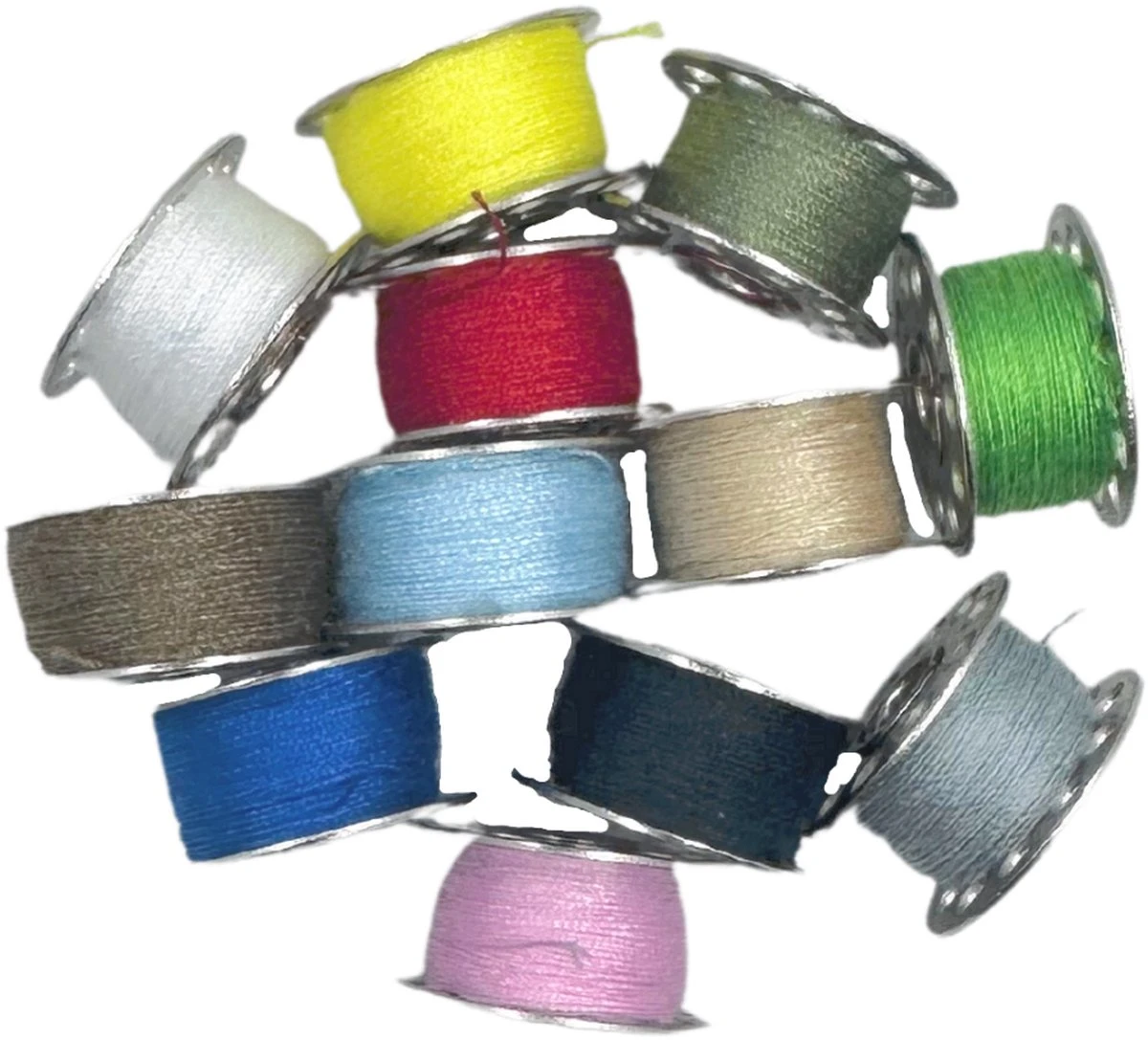 3BMT Naaimachine 12 Spoeltjes - Met Garen - Diverse Kleuren - Universeel 4 3BMT Naaimachine 12 Spoeltjes - Met Garen - Diverse Kleuren - Universeel - Afbeelding 2