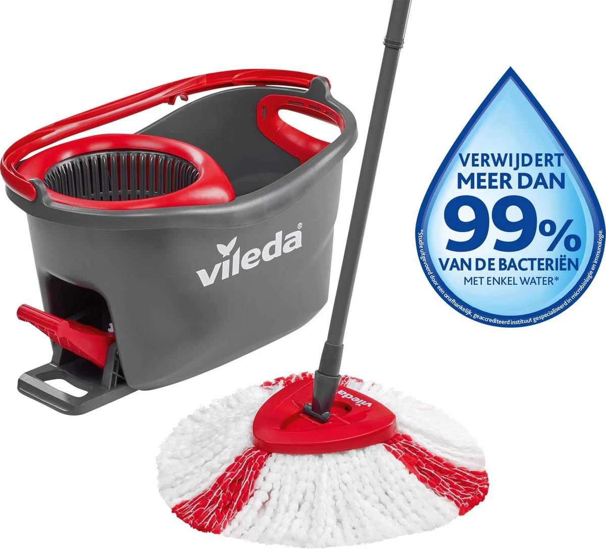 Vileda Turbo Mopset - Pedaalsysteem - 6L 5 Vileda Turbo Mopset - Pedaalsysteem - 6L - Afbeelding 3