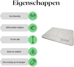 Fitualine - Strijkmat – 43,5x34,5 Cm - Lichtgewicht - Strijkmat - Hitte Bestendig - Strijkplank - Tafel Strijkplank - Reisstrijkijzer - Mini Strijkijzer - Mini Strijkplank - Voor Op Tafel - Mouwplankje - Strijkkussen -Reinigingsapparaten Winkel 1200x1094 5