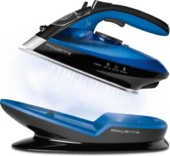 Rowenta Freemove DE5010 Stoomstrijkijzer Microsteam 400 Soleplate 2400W Zwart, Blauw -Reinigingsapparaten Winkel 1200x1101 1