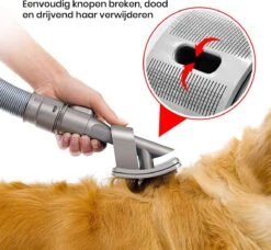 Somstyle Opzetstuk Haarborstel Huisdieren Geschikt Voor Dyson Dyson V15 / V11 / V10 / V8 / V7 / V6 - Borstel Groomer Voor O.a Honden En Katten -Reinigingsapparaten Winkel 1200x1106 2
