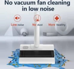 Royalty Line Vloerreiniger - Elektrische Rolveger - Elektrische Vloerreiniger - Steelstofzuiger Draadloos - Elektrische Bezem - Elektrische Veegborstel - 0,7 Liter - Draadloos - Incl. Accu En Lader - Wit / Zwart -Reinigingsapparaten Winkel 1200x1107