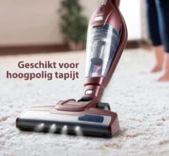 PRIMO PR508SV Stofzuiger Zonder Zak - 2-in-1 Steelstofzuiger Draadloos - Kruimelzuiger - HEPA Filter - Bordeaux -Reinigingsapparaten Winkel 1200x1113 1