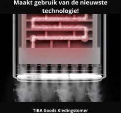TibaGoods Luxe Kledingstomer - Handstomer - Ontkreuker - Stoomreiniger - Warmt Snel Op - Inclusief 2 Opzetborstels - 1600w - 250ml -Reinigingsapparaten Winkel 1200x1117 3