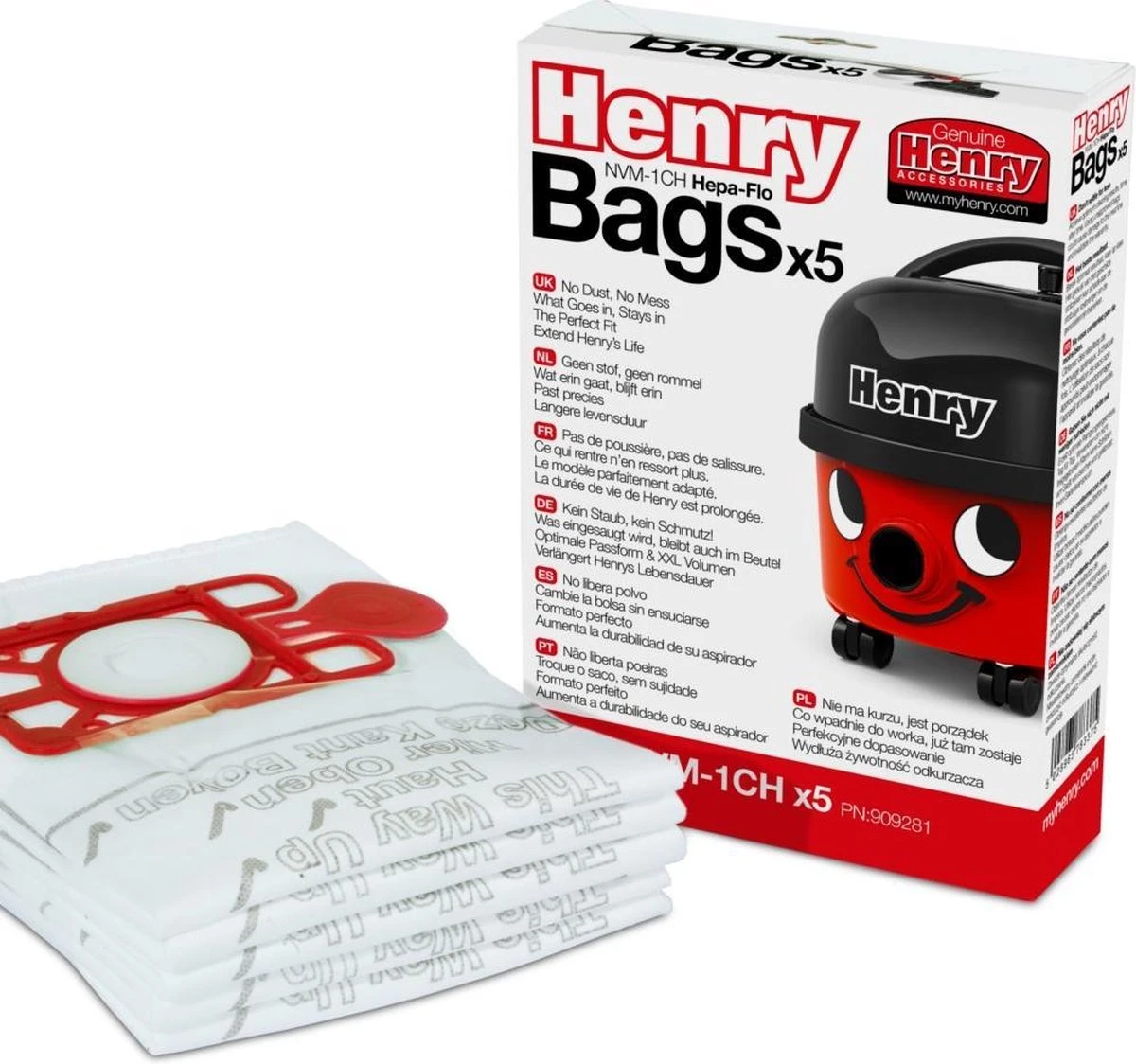 Numatic NVM 1CH HEPA - Stofzuigerzakken - 5 Stuks 2 Numatic NVM 1CH HEPA - Stofzuigerzakken - 5 Stuks