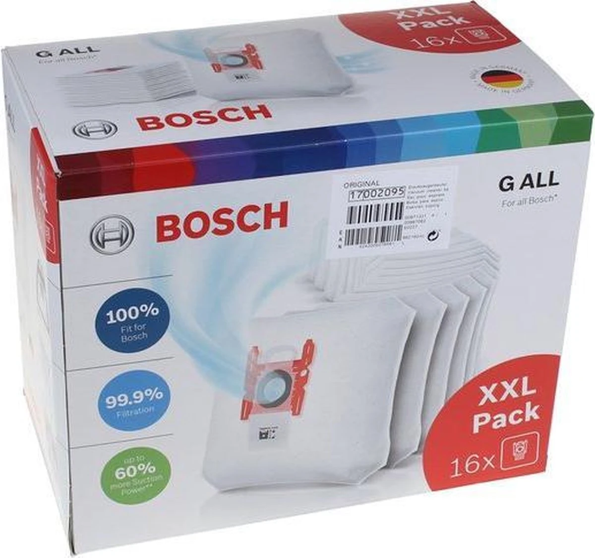 Bosch Stofzuigerzakken BBZ16GALL - 16 Stuks 12 Bosch Stofzuigerzakken BBZ16GALL - 16 Stuks - Afbeelding 10