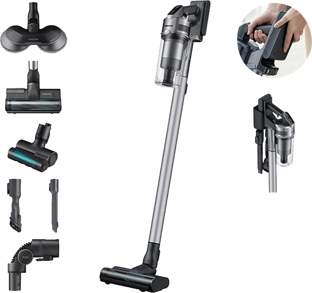 Samsung Jet 75 Pro Steelstofzuiger 3 Samsung Jet 75 Pro Steelstofzuiger