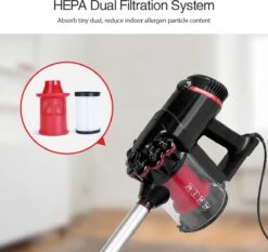 Aigostar Cyclone 33YAT - Steelstofzuiger - 3-in-1 - Met Snoer - 600W - Stofzuiger Zonder Zak - 5 Meter Kabel- Rood/zwart 15 Aigostar Cyclone 33YAT - Steelstofzuiger - 3-in-1 - Met Snoer - 600W - Stofzuiger Zonder Zak - 5 Meter Kabel- Rood/zwart -Reinigingsapparaten Winkel 1200x1132