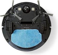 Nedis Robotstofzuiger - Willekeurig - Wi-Fi - Capaciteit Opvangreservoir: 0.2 L - Automatisch Opladen - Maximale Gebruiksduur: 90 Min - Zwart - Android™ / IOS -Reinigingsapparaten Winkel 1200x1134 2