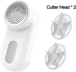 Xiaomi Elektrische Pluizen Verwijderaar Met 2 Snijbladen - Trui Kleding Lint Pill Ontpluizer Fluff Haar Bal Trimmer Remover Huishoudelijke Stoffen Fuzz Scheerapparaat - Pluizenverwijderaar Kleding En Meubels