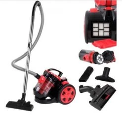 Monzana Cycloon Stofzuiger - 700W HEPA Filter – Rood -Reinigingsapparaten Winkel 1200x1139 3