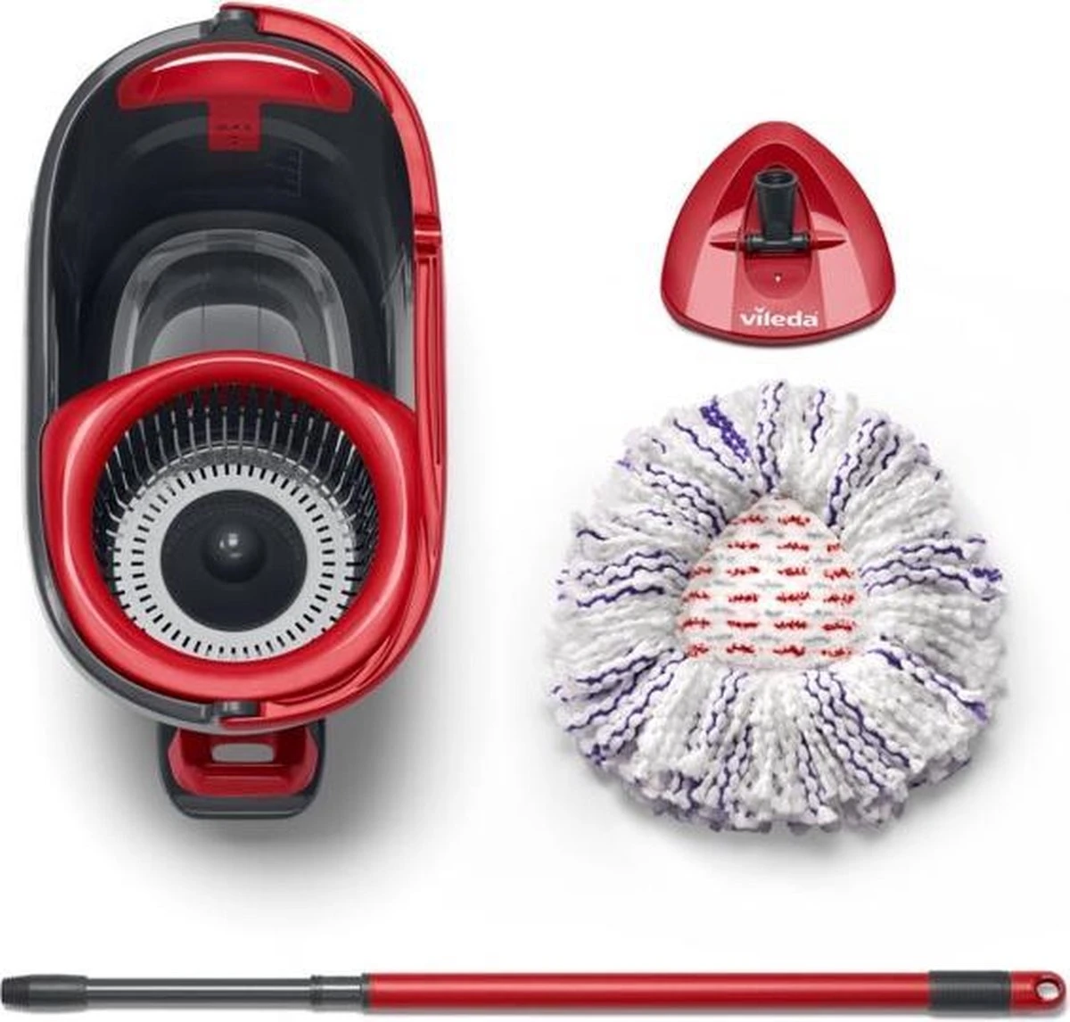 Vileda TURBO 3in1 Mop Met Zwenkkop + Pedaalemmer 12 Vileda TURBO 3in1 Mop Met Zwenkkop + Pedaalemmer - Afbeelding 10