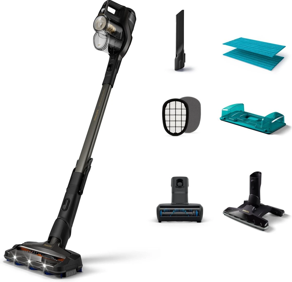 Philips 8000 Series Aqua Plus XC8347/01 - Steelstofzuiger 3 Philips 8000 Series Aqua Plus XC8347/01 - Steelstofzuiger