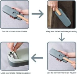 Bradey Stijlvolle Kledingborstel - Pluizenverwijderaar - Pluizenborstel - Huisdierhaar Verwijderaar - Hondenhaar - Kattenhaar - Kleur Tiffany -Reinigingsapparaten Winkel 1200x1161 2