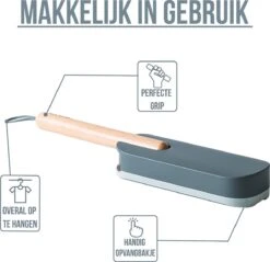 Bradey Stijlvolle Kledingborstel - Pluizenverwijderaar - Pluizenborstel - Huisdierhaar Verwijderaar - Hondenhaar - Kattenhaar - Kleur Tiffany -Reinigingsapparaten Winkel 1200x1163 1