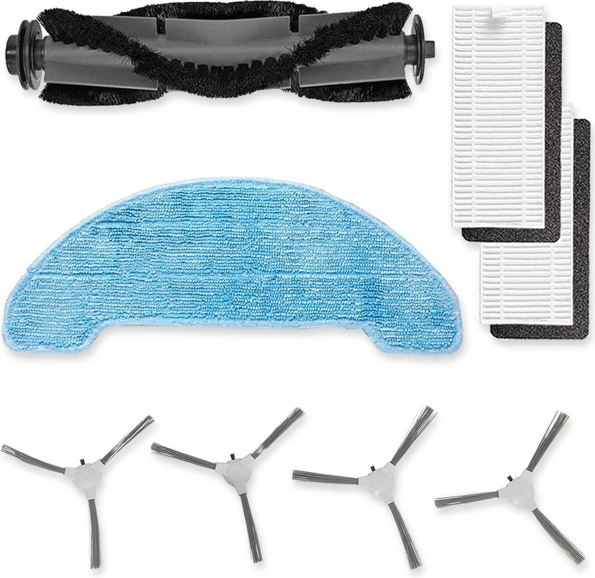 LifeGoods Reserve Onderdelen Set - Geschikt Voor LifeGoods Robotstofzuigers LG1101 En LG1102 3 LifeGoods Reserve Onderdelen Set - Geschikt Voor LifeGoods Robotstofzuigers LG1101 En LG1102